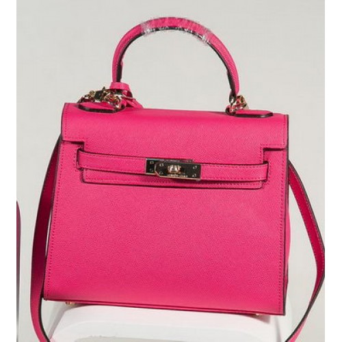 Hermes Kelly 25 cm draagtas Togo leer K2138 Rose