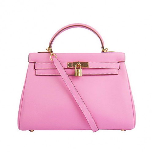 Hermes Kelly 32cm tassen Togo leer 6108 roze goud