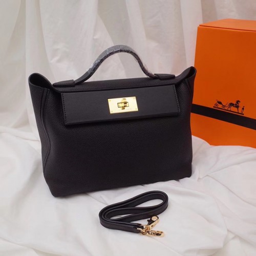 Hermes Kelly togo lederen draagtas H2424 zwart