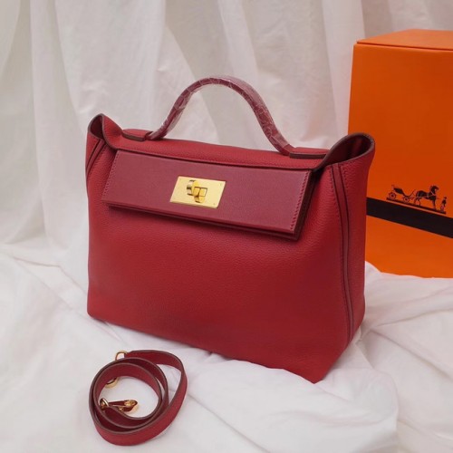Hermes Kelly togo lederen draagtas H2424 rood