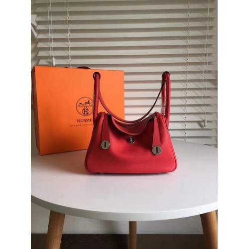 Hermes Lindy Original Togo lederen tas 5086 rood