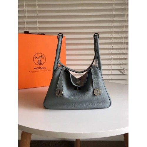 Hermes Lindy Original Togo lederen tas 5086 hemelsblauw