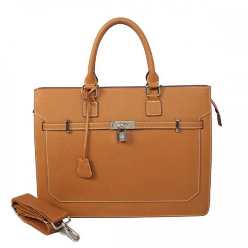 Hermes Heren Kelly Aktetas Kalfsleer H5229 Camel