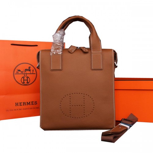 Hermes originele kalfsleren draagtas M86682 tarwe