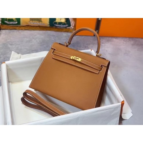 Hermes Original Epsom Leer KEL2578 bruin