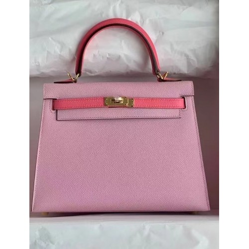 Hermes Original Epsom Leer KEL2578 roze & roze