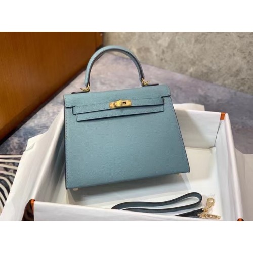Hermes Original Epsom Leer KEL2578 hemelsblauw