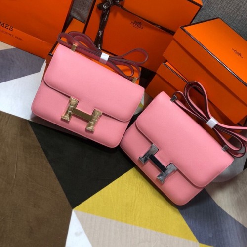Hermes originele Espom leer Constance tas 5333 roze