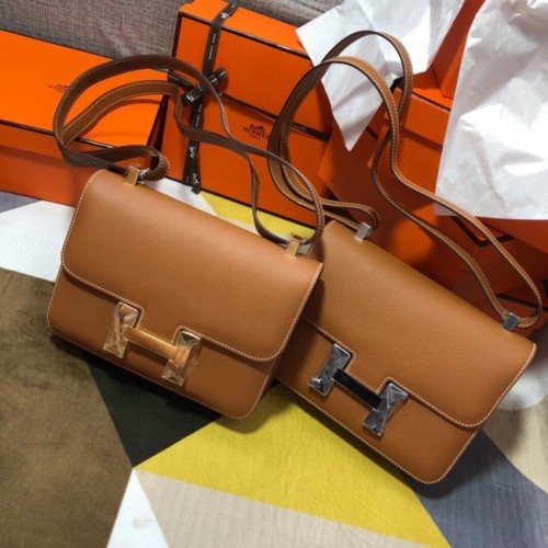 Hermes Original Espom lederen Constance tas 5333 bruin