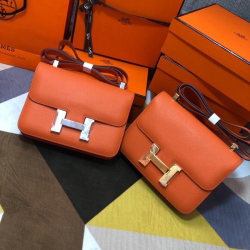 Hermes Original Espom lederen Constance tas 5333 oranje