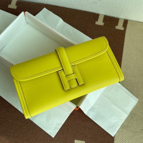 Hermes Original jige swift lederen clutch 37088 citroen