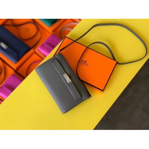 Hermes Original kelly espom leer to go woc tas H4087 grijs