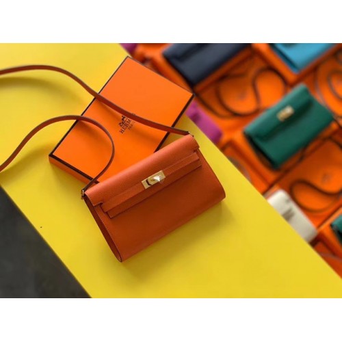 Hermes Original kelly espom leer to go woc tas H4087 oranje
