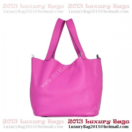 Hermes Picotin Lock MM tas in Clemence leer 8616 perzik