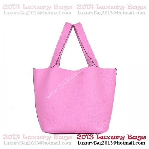 Hermes Picotin Lock MM tas in Clemence leer 8616 roze