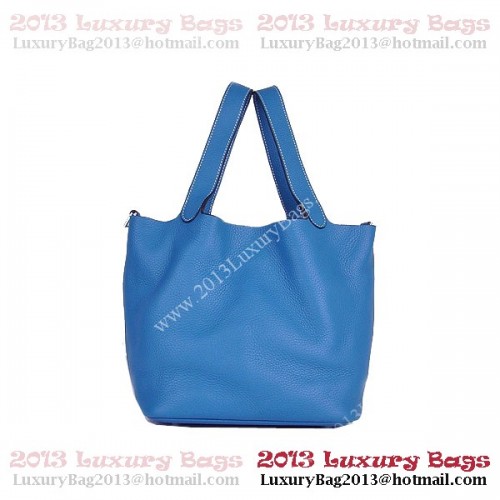 Hermes Picotin Lock PM tas in Clemence leer 8615 blauw