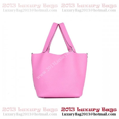 Hermes Picotin Lock PM tas in Clemence leer 8615 roze