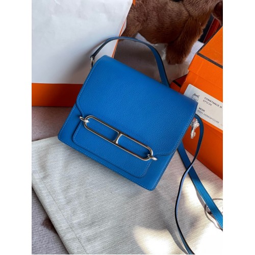 Hermes Roulis 19cm Evercolor 9D H9003 Elektro-optisch blauw&Zilver