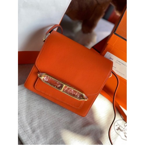 Hermes Roulis 19cm Evercolor 9D H9003 oranje&Goud