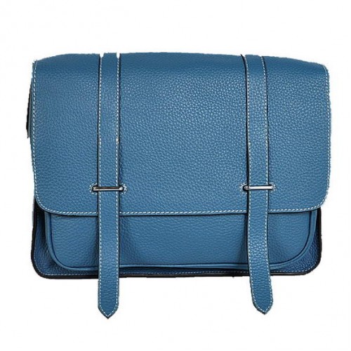 Hermes Steve 32CM Herentas Clemence Blauw