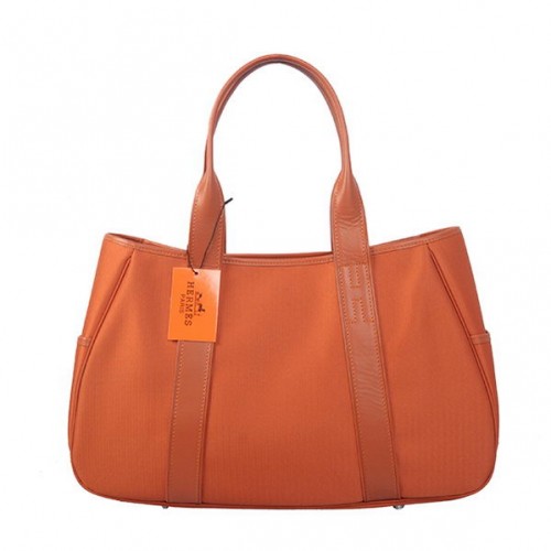 Hermes draagtas canvas leer H1035 oranje
