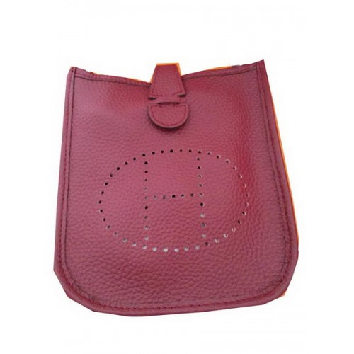 Hermes mini Evelyne Messenger Bag H1608S Bourgondië