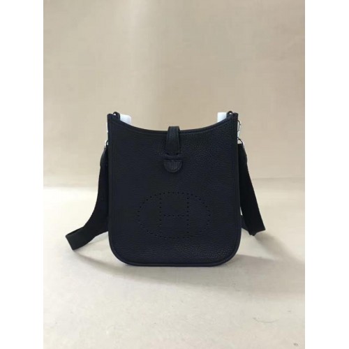 Hermes Evelyne mini 17cm originele kalfsleren koerierstas H1187 zwart