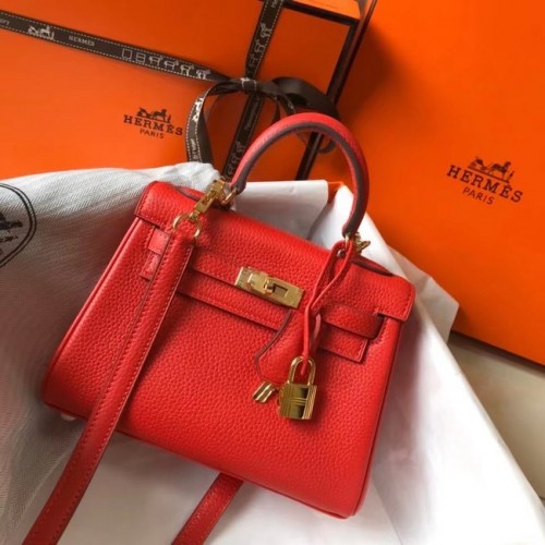 Hermes Birkin Togo Leer 22590 rood