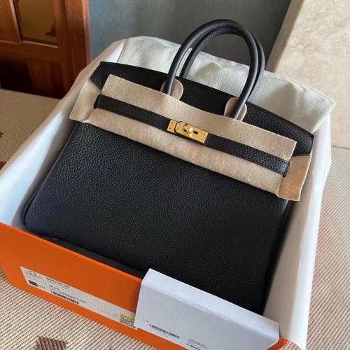 Hermes origineel Togo leer HB25O zwart
