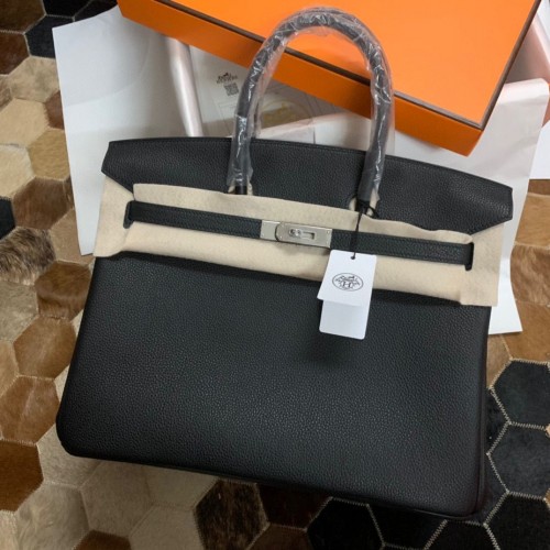 Hermes origineel Togo leer HB35O zwart