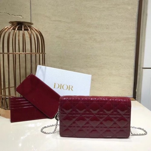 LADY DIOR KALFSHEREN PORTEFEUILLE C9025A Bordeauxrood