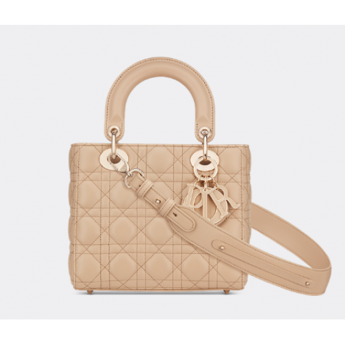 LADY DIOR MY ABCDIOR TAS Cannage lamsleer M0538O Beige