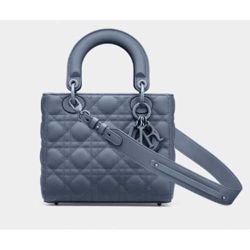 LADY DIOR MY ABCDIOR BAG Donker denimblauw ultramat Cannage kalfsleer M0538SLOI