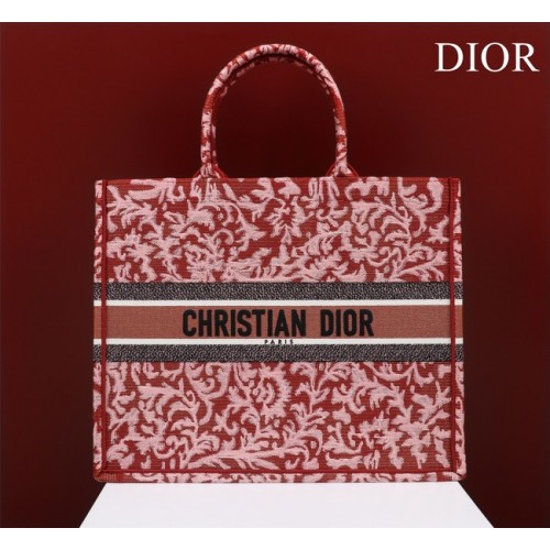 GROTE DIOR BOOK TOTE Geborduurd M1297ZRU-1