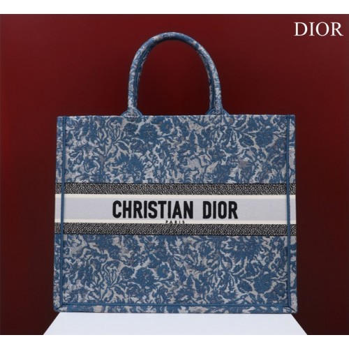 GROTE DIOR BOOK TOTE Geborduurd M1297ZRU-2