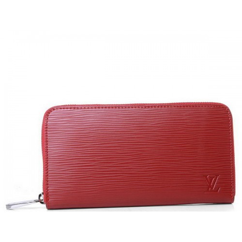 LOUIS VUITTON M6385N EPI LEREN RITSSLUITING ORGANIZER ROOD