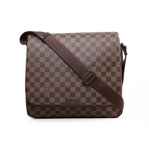 LOUIS VUITTON N41212 Damier Ebene Canvas District MM Messenger Bag