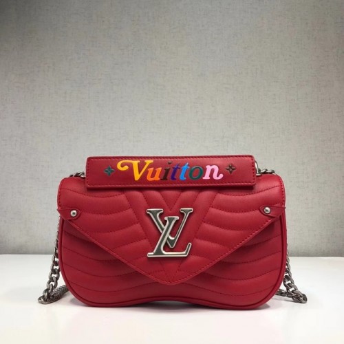 LOUIS VUITTON NEW WAVE KETTINGTAS MM M51943 rood