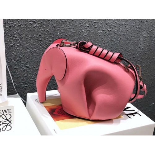 Loewe Elephant Mini Leren schoudertas LE8922 Roze