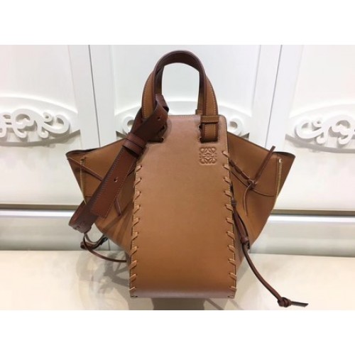 Loewe Hangmat kalfsleren draagtas 9128 bruin