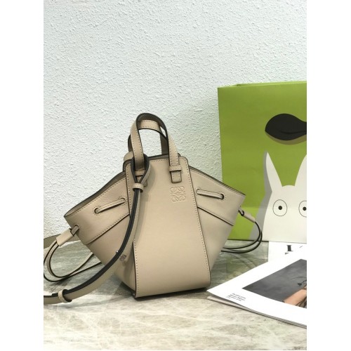 Loewe Hangmat Mini Tas Origineel Leer A6888 Abrikoos