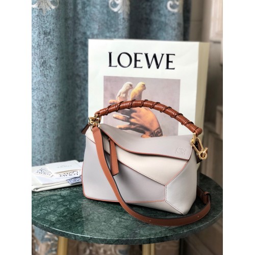 Loewe Puzzeltas Origineel Leer 061836 Creme