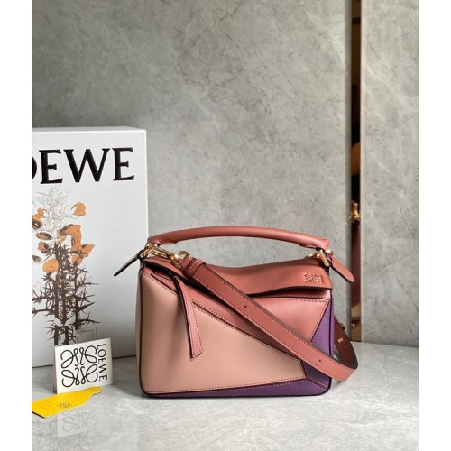 Loewe Puzzeltas Origineel Leer 61837 roze