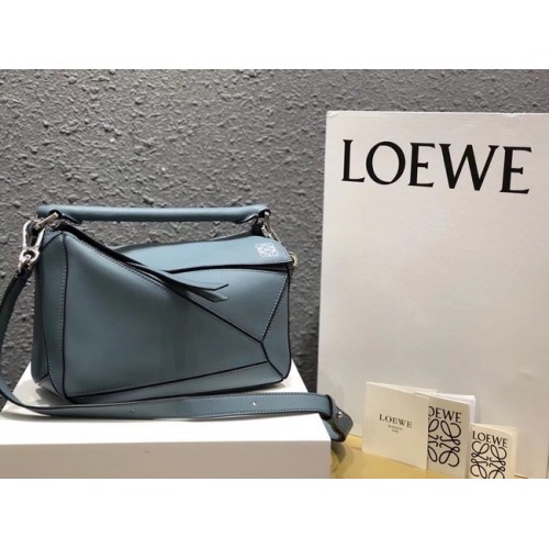 Loewe Puzzeltas Origineel Leer L9124 Lichtblauw