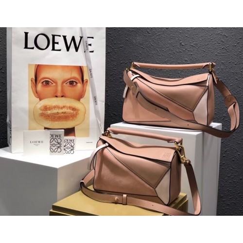 Loewe Puzzeltas Origineel Leer B9124 roze