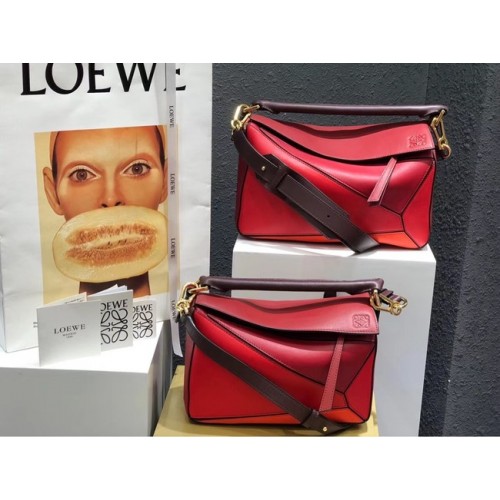 Loewe Puzzeltas Origineel Leer B9124 rood