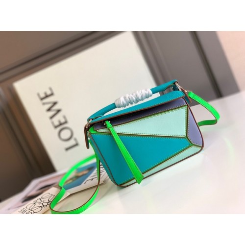 Loewe mini puzzeltas origineel leer 6132