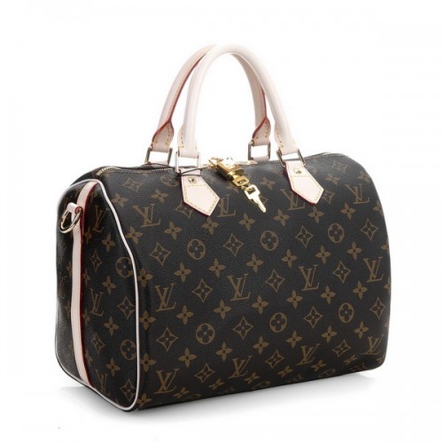 Louis Vuitton Monogram Canvas Speedy 30 met schouderriem M40391