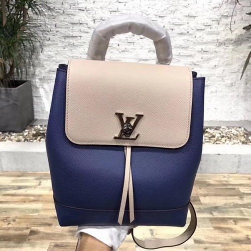 Louis Vuitton 2018 Lente-Zomer LOCKME RUGZAK M41815 Blauw