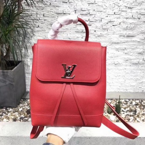 Louis Vuitton 2018 Lente-Zomer LOCKME RUGZAK M41815 Rood